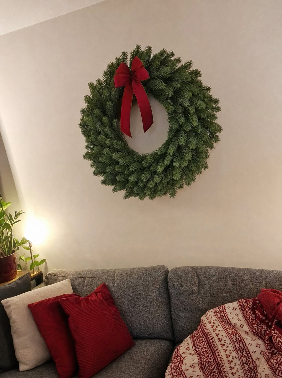 Kundenfoto zu Weihnachtskranz, 80 cm