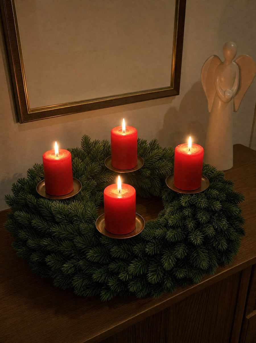 Kundenfoto zu Weihnachtskranz, 80 cm